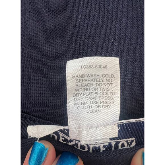 PENDELTON VINTAGE 90'S BUTTON DOWN VNECK LONG SLEEVE SILK BLEND CARDIGAN SWEATER - Picture 6 of 6